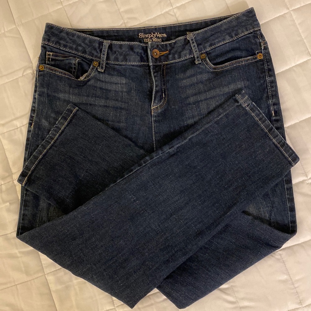Vera Wang blue denim jeans